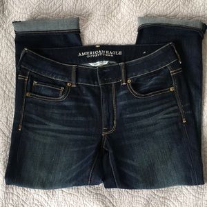 American eagle artist crop jeans